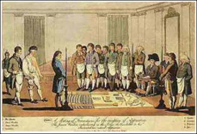 XVIIIe si&egrave;cle - En 1776 fut fond&eacute; le groupe secret des...