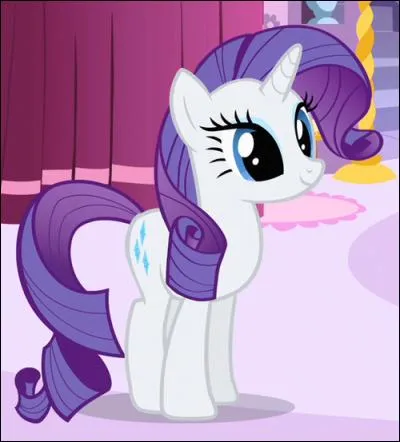 Quel est l'animal de Rarity et comment s'appelle-t-il ?