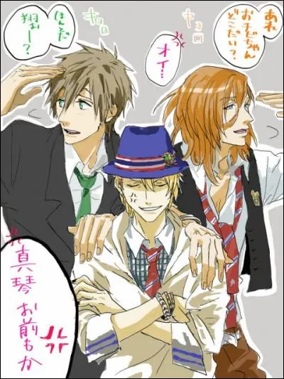 Quels sont les mangas qui composent cette image ?