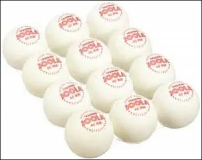 Quel est le diamètre d'une balle de tennis de table ?