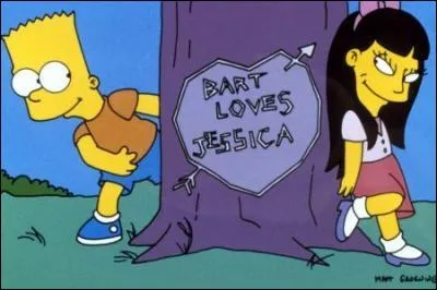 Bart est sorti avec Jessica, une délinquante, mais elle l'a quitté car ses sentiments n'étaient pas réels. De qui Jessica est-elle la fille ?
