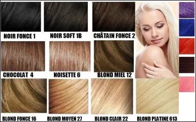 Combien existe-t-il de couleurs naturelles de cheveux ?