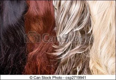 Un follicule elliptique et pas du tout perpendiculaire à la surface produira un cheveu :