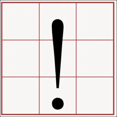 Quel est ce point "!" ?