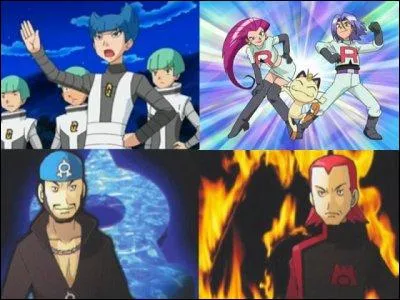 Quelle team parmi les propositions agit au sein de Johto ?