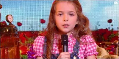 Pour terminer cette aventure elle a décidé de chanter :