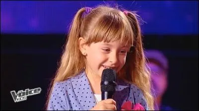 Lors de sa première audition à The Voice Kids qu'a-t-elle chanté ?