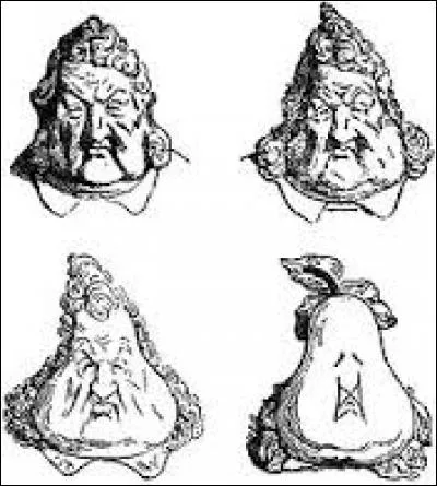 Quel roi de France a eu sa tête caricaturée en forme de poire ?