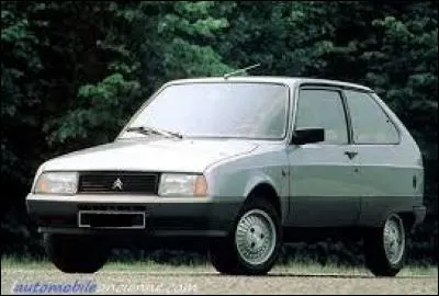 Quel est le nom de ce modèle de la marque Citroën lancé en France dès juillet 1984 ?