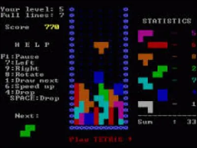 Lequel de ces jeux vidéo est apparu en 1984 ?