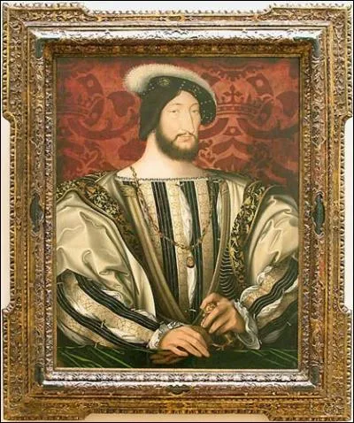 François Ier que l'on voit sur ce cadre en photo, a succédé au roi...