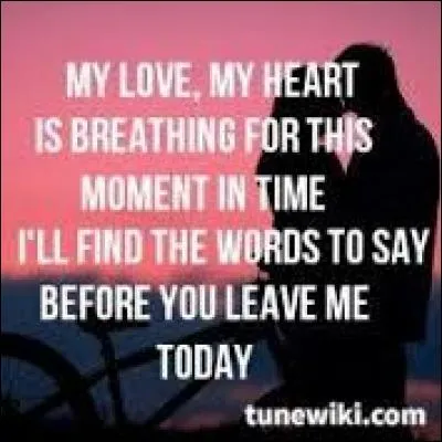 Qui a écrit les paroles de "Moments"?