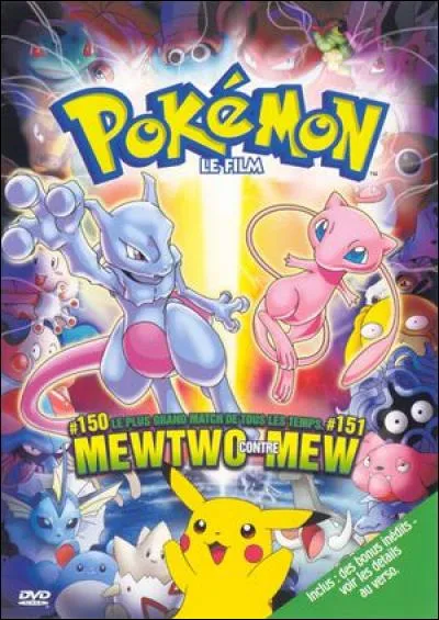 Que fait Sasha pour arrêter Mew et Mewtwo dans le premier film Pokémon ?
