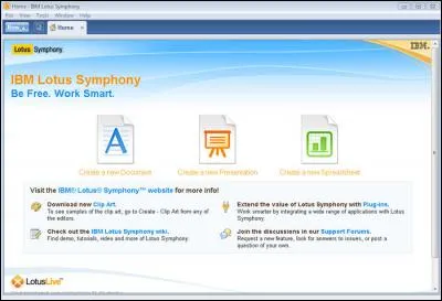 En informatique, "IBM Lotus Symphony" était...