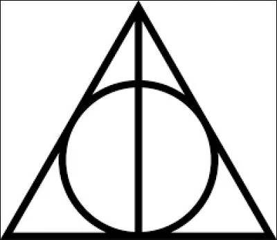 Quel est le symbole que représentent la cape, la pierre et la baguette ?