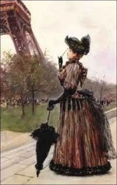 Qui a peint "Dame à la tour Eiffel lors de l'exposition" ?