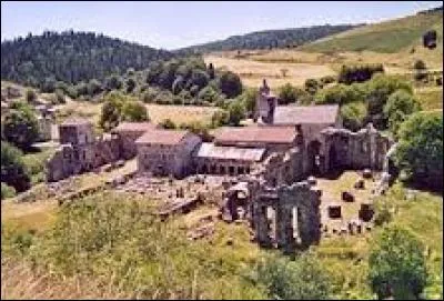 Voici les ruines de l'abbaye de Mazan-l'Abbaye. Commune Ard&eacute;choise, elle se situe dans la nouvelle r&eacute;gion ...