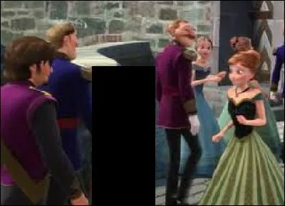 Qui voit-on au début du film, quand Anna chante "Le Renouveau" ?