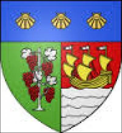 Je vous présente le blason de Saint-Estèphe. Village viticole aquitain, dans le Médoc, il se situe dans le département ...