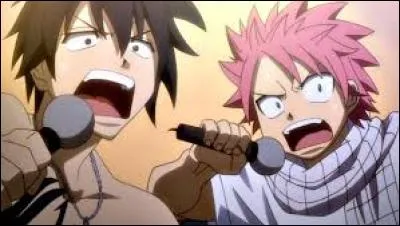 Natsu et Gray sont rivaux.