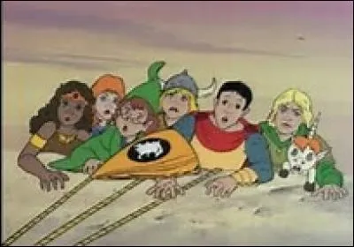 Dans donjons et dragons, après quoi six adolescents se retrouvent-ils bloqué dans un autre monde ?