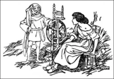 Dans "Rumpelstilzchen", avec quoi l'or est-il filé ?