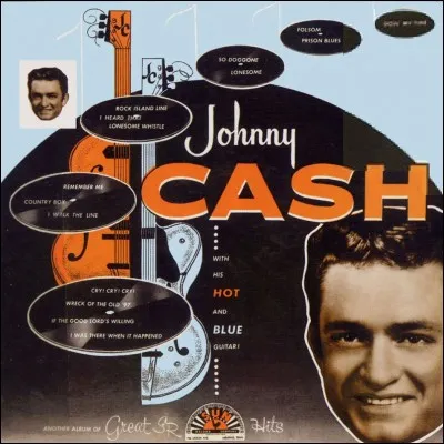 En quelle année est sorti l'album de Johnny Cash, "With His Hot And Blue Guitar" ?