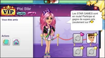 Pixi star est pour :