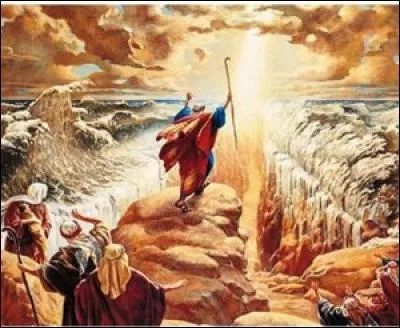 Planqué il décida de rendre service à Moïse en séparant la mer. Mais de quelle mer s'agit-il ?