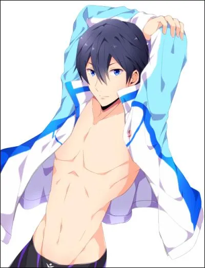 Cette fois, vous allez trouver son nom et le nom du manga dans lequel il apparaît.
Un indice : ce beau garçon pratique la natation.