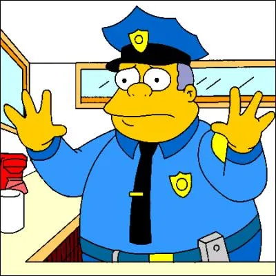 Qui est le fils du chef Clancy Wiggum ?
