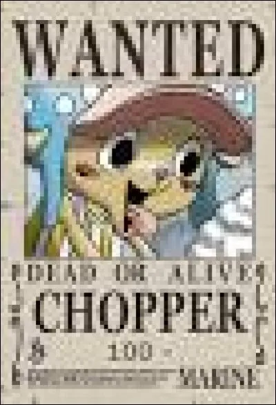 Comment écrit-on le fruit de Chopper ?