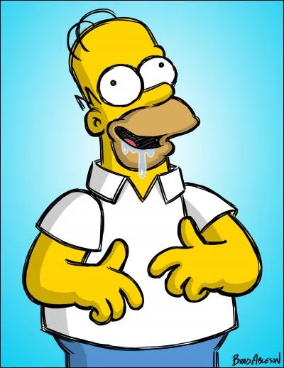 Homer Simpson est (Stupide).