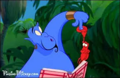 Sur cette image quel personnage apparaît dans le film "Aladdin" ?