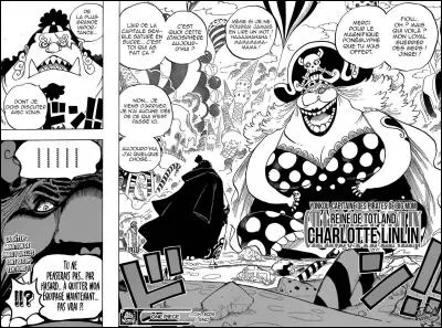 Quel homme-poisson fait son retour devant elle?
Quel gâteau voulait Big Mom ?