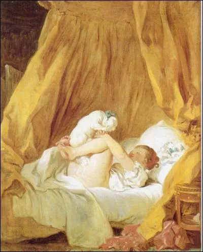 Qui est l'auteur de la toile "Jeune fille et chat" ?