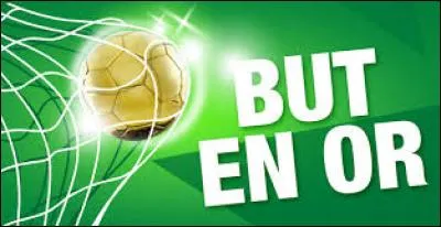 Le but de quel joueur a été nommé "le but en or" ?