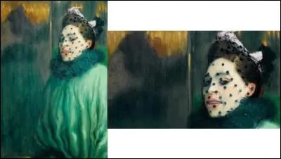 Quel peintre postimpressionniste (1861-1932) peint cette huile sur toile, en 1891, intitulée " Femme à la voilette"? (On voit tout de suite qu'il s'agit d'une fille galante, en effet cette dernière se met sous les lumières des réverbères pour se vendre).
