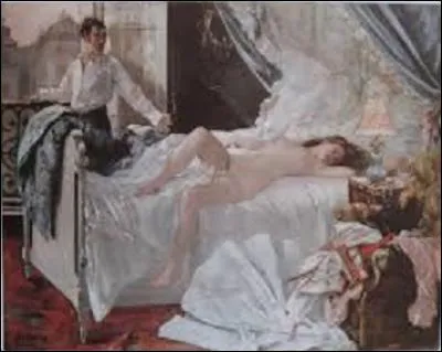 Nous terminons ce quiz par cette huile inspirée d'un poème d'Alfred de Musset, peint en 1878, et intitulée "Rolla". Représentant Rolla, jeune bourgeois oisif et débauché, ce dernier rencontre Marie, une adolescente qui tapine pour fuir la misère. Ruiné ce jeune garçon regarde la gamine endormie et ne va pas tarder à avaler du poison pour se donner la mort. Qui est l'auteur de cette toile?