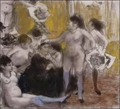 Pourriez-vous me citer le nom de cet impressionniste qui a peint ce pastel intitulé "La Fête de la Patronne", entre 1876 et 1877?