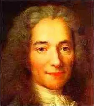 8 - Pour Voltaire, "celui qui se donne un maître était...".