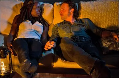 Qui est le premier à découvrir la liaison entre Rick et Michonne ?