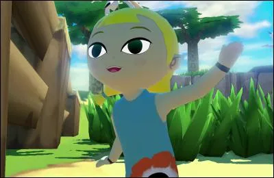 Que prête la petite soeur de Link à celui-ci pour observer le facteur au loin ?