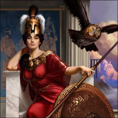 C'est la déesse de l'intelligence et de l'habileté, de l'artisanat, de la sagesse et protectrice d'Athènes. Qui est-elle ?