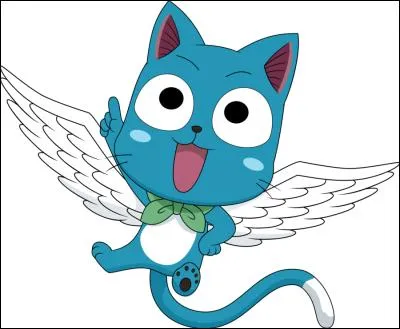 Un chat bleu qui parle et vole, ce n'est pas courant ! Et pourtant dans "Fairy Tail", il y en a un ! Mais comment s'appelle-t-il ?