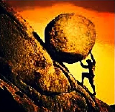 Il était une fois un roi, ce roi s'appelait Sisyphe, mais il ne voulait pas mourir... Alors, il enleva et enchaîna Thanatos, le dieu de la mort, mais celui-ci réussit à s'échapper.
Quelle fut la punition de Sisyphe ?