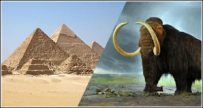 Quel lien y a-t-il entre les pyramides d'Égypte et les mammouths ?