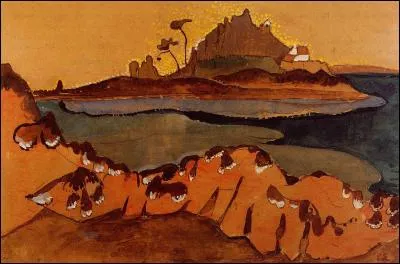 Qui a peint "L'île de la Douane" ?