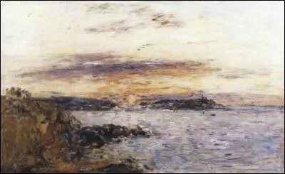 Qui a peint "Douarnenez, vue de l'île Tristan" ?