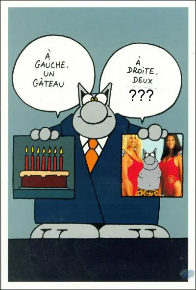 Nous attendons le dessert bien sucré, Le Chat nous en propose deux, quel est le deuxième ? (complétez)